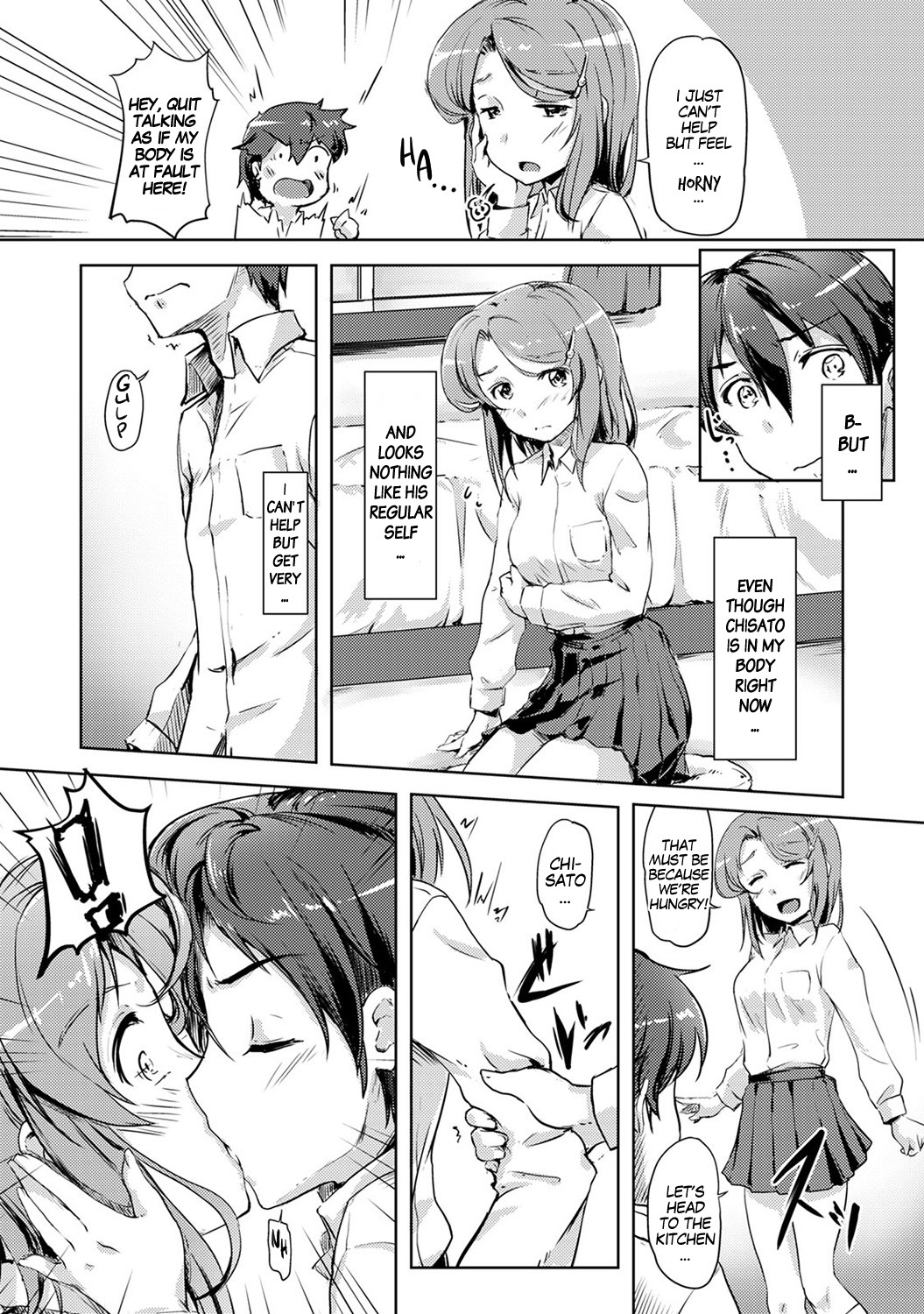 Hentai Manga Comic-We Switched Our Bodies After Having Sex!? Ch.1-Read-19